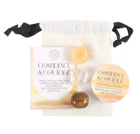 Confidence and Courage Crystal Set