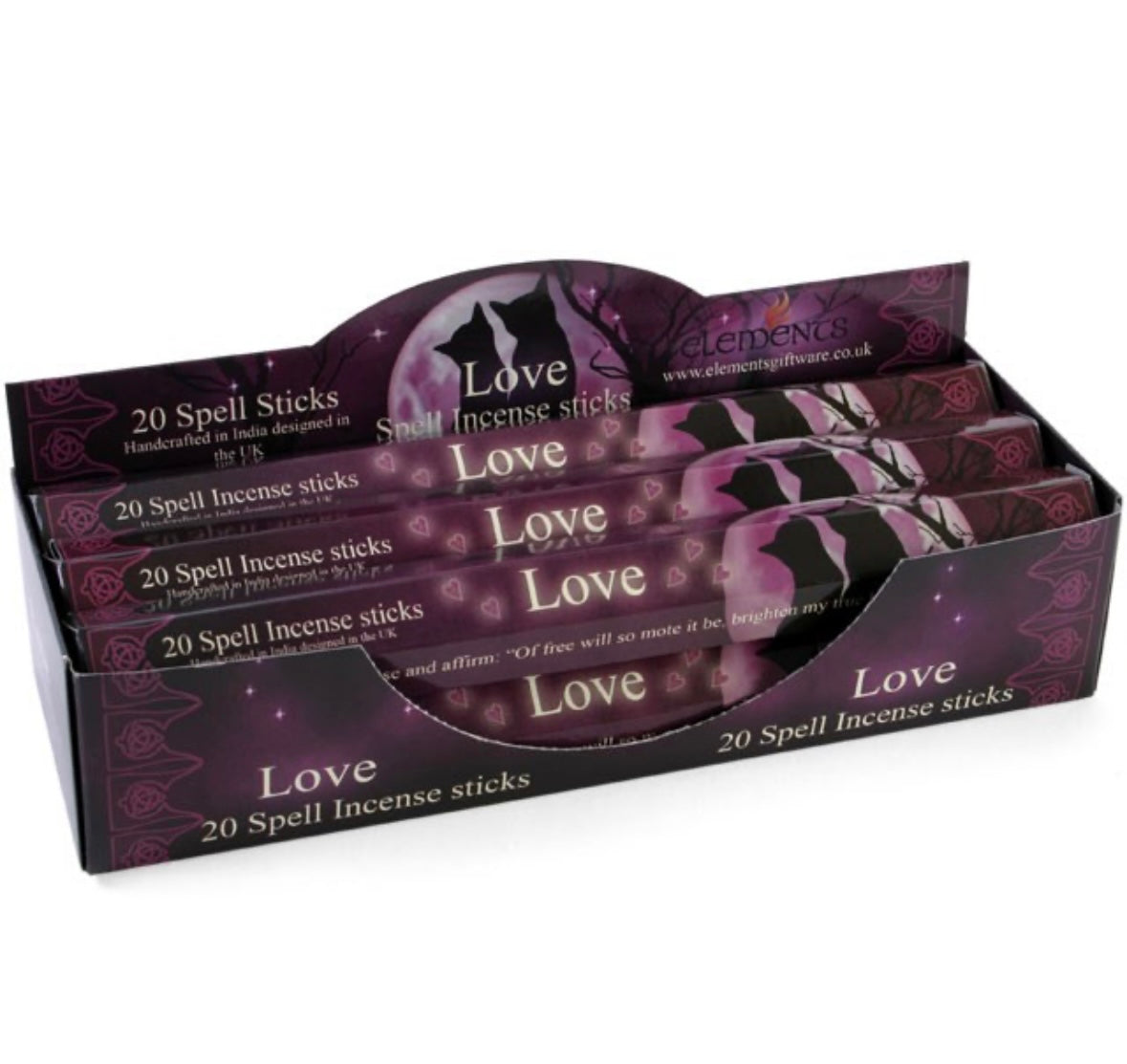 Love Incense Spell Sticks